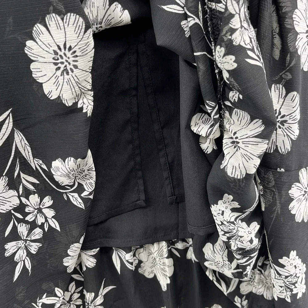J.Crew Mercantile Maxi Dress Women 4 Layered Floral Fairy Y2k Boho Garden Summer